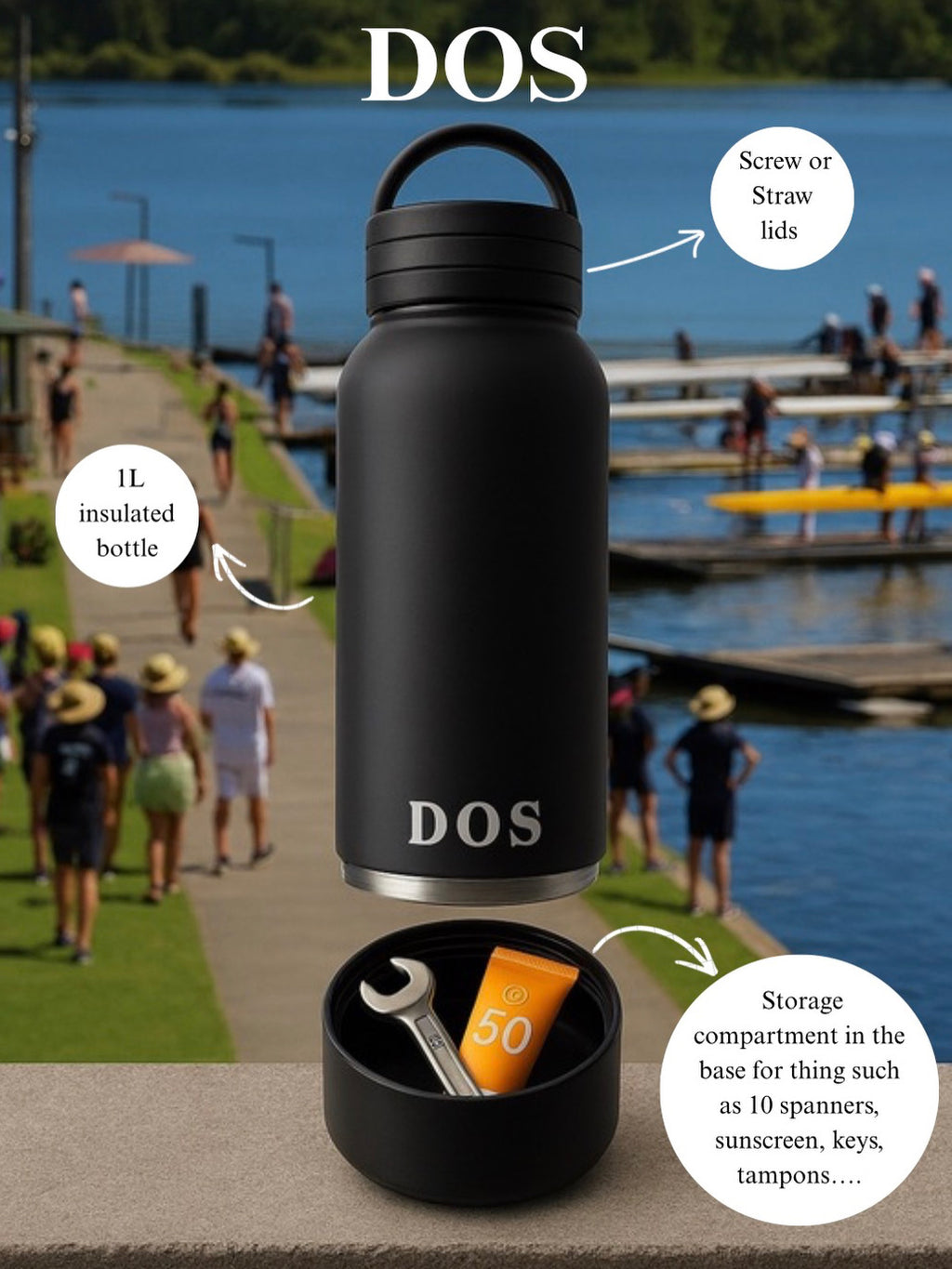DOS Water Bottles