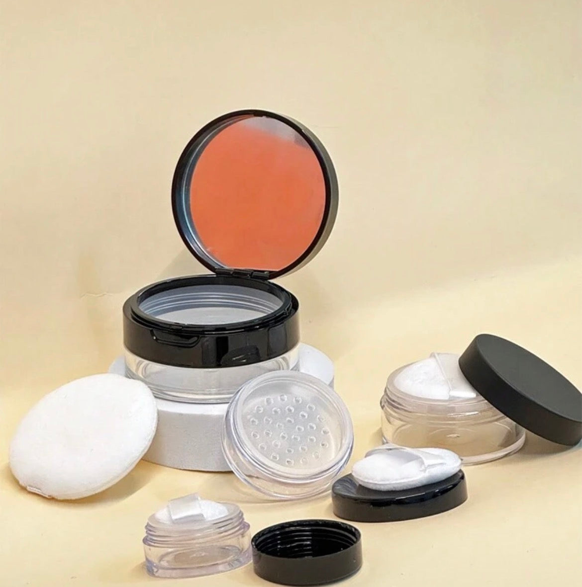 Mini Refillable Powder Containers