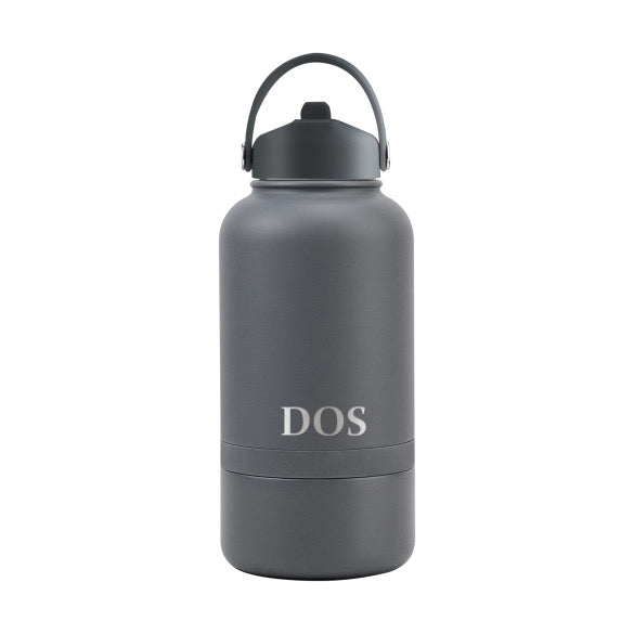 Grey DOS Water Bottle - Pre Order